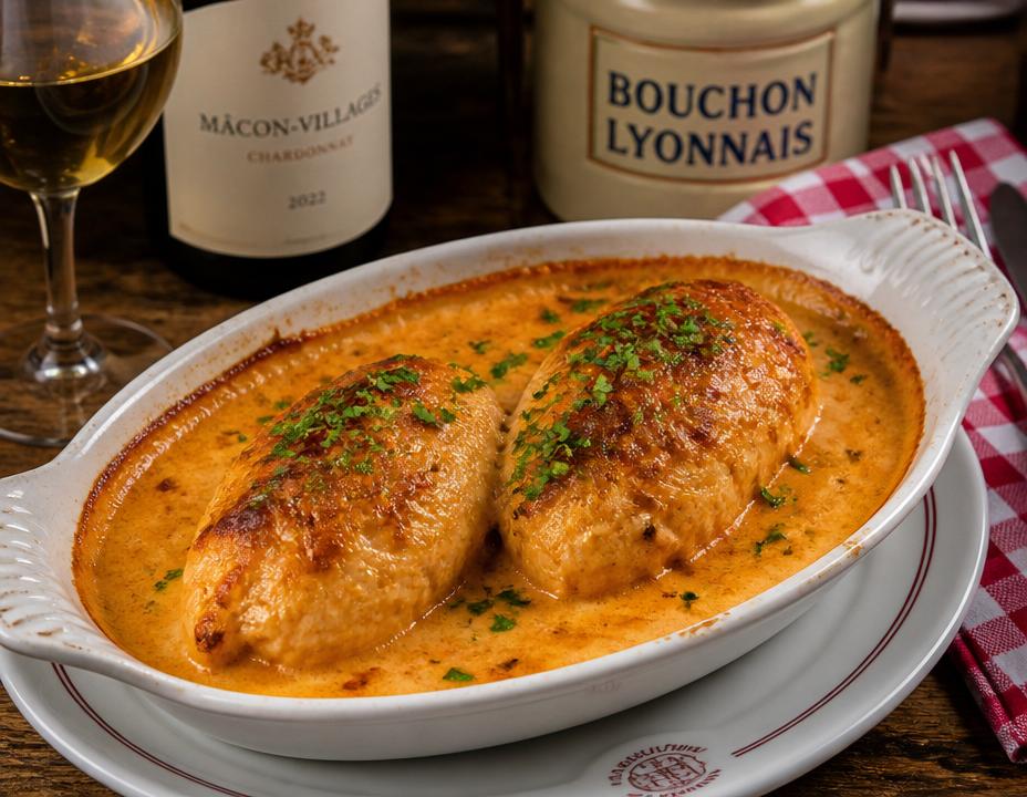 Quenelles de brochet en sauce Nantua
